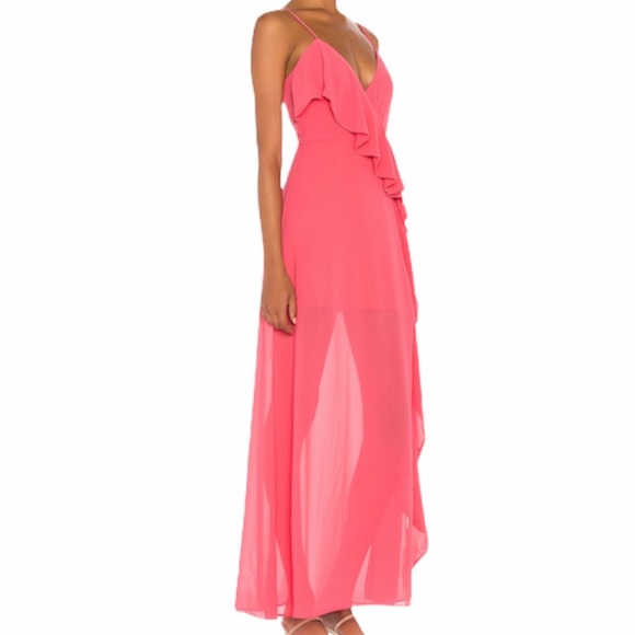 Lovers + Friends Pink Darcy Maxi Dress NWT - Picture 6 of 10